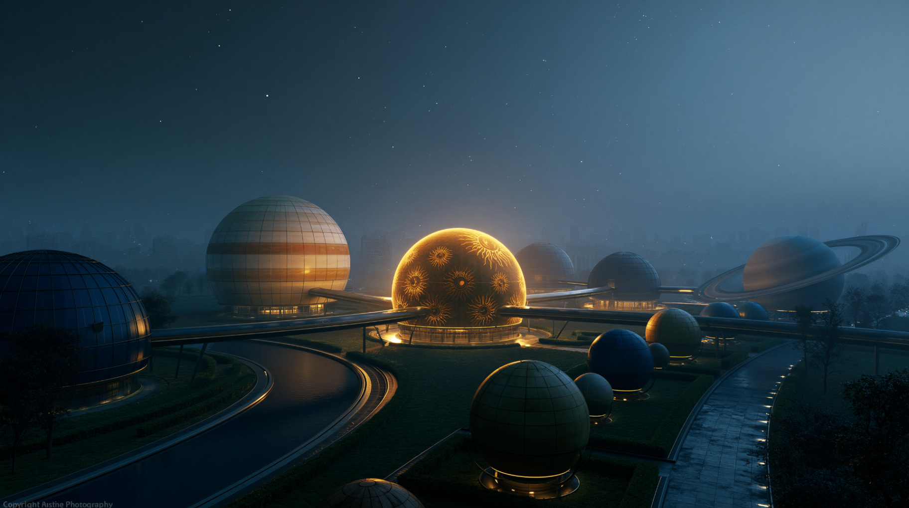 The Planet-Shaped City